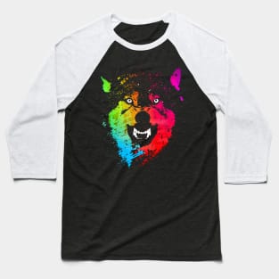 Neon Wolves Baseball T-Shirt